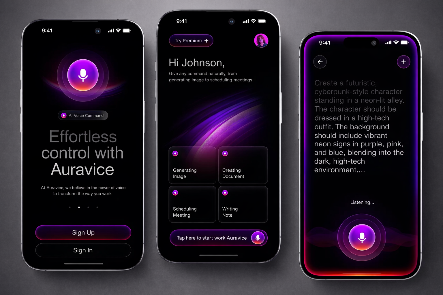 Syncra AI – Voice Command Mobile App