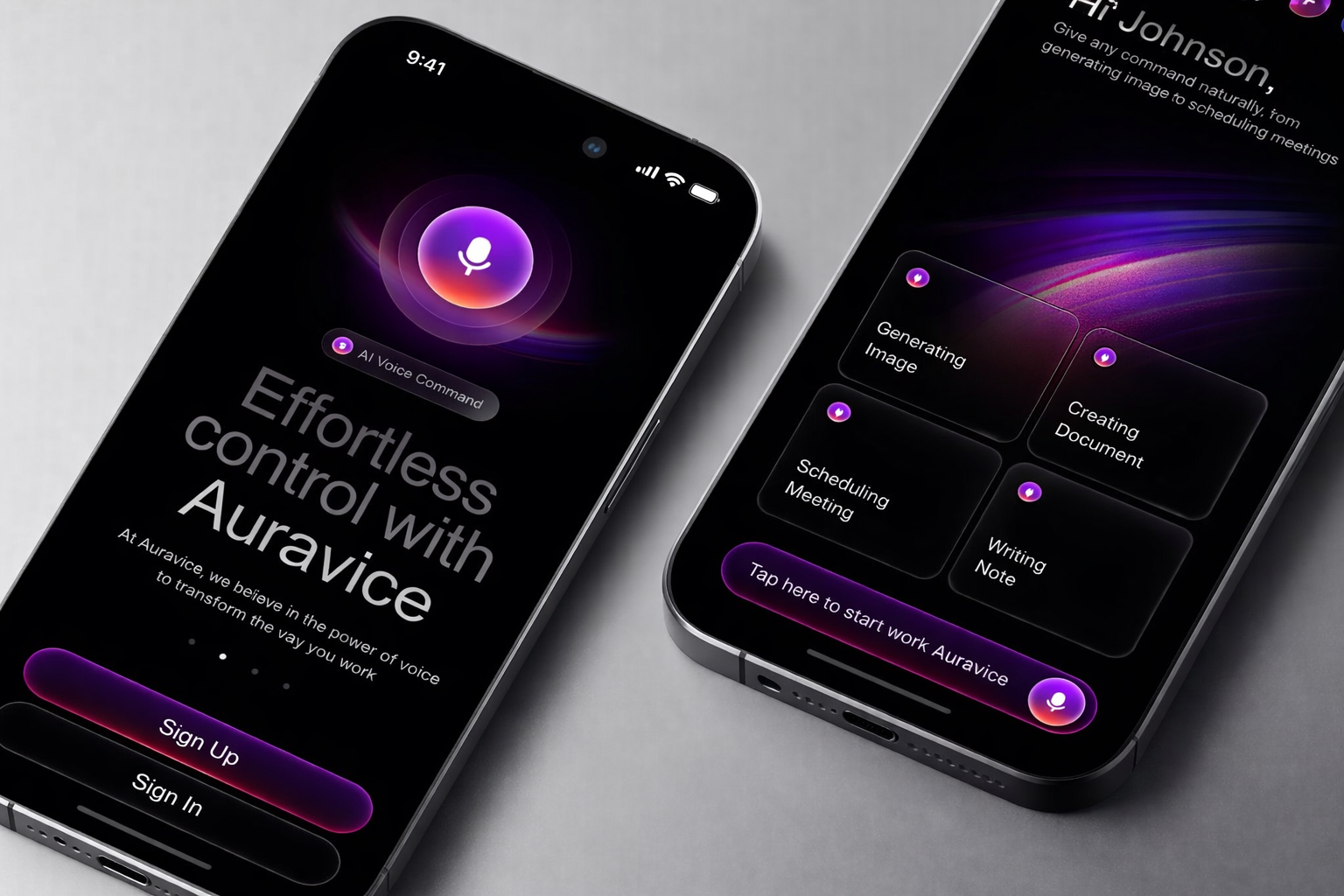 Syncra AI – Voice Command Mobile App – 2