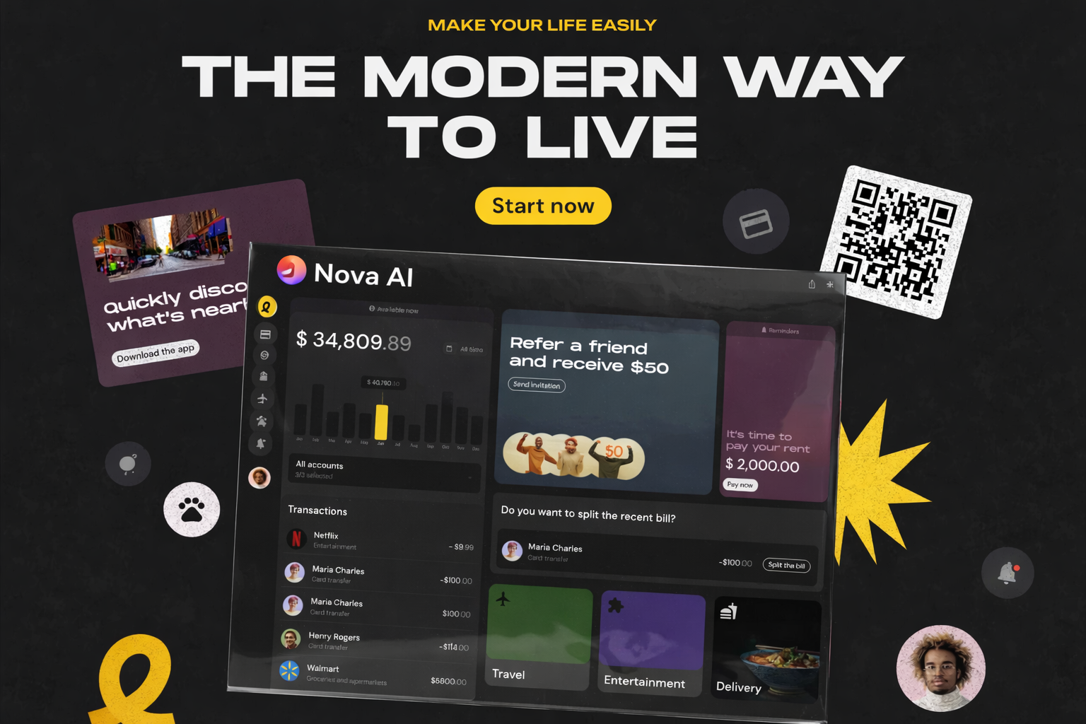 Easily Fintech – Creative Landing Page – 1